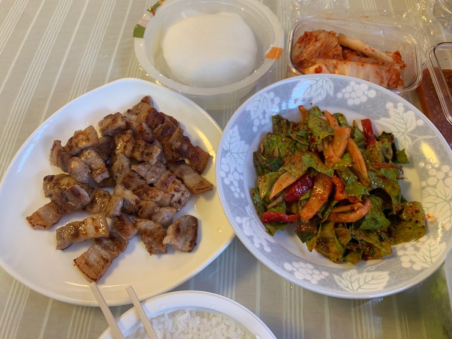 양평 소풍가는 날 펜션 바베큐와 겉절이