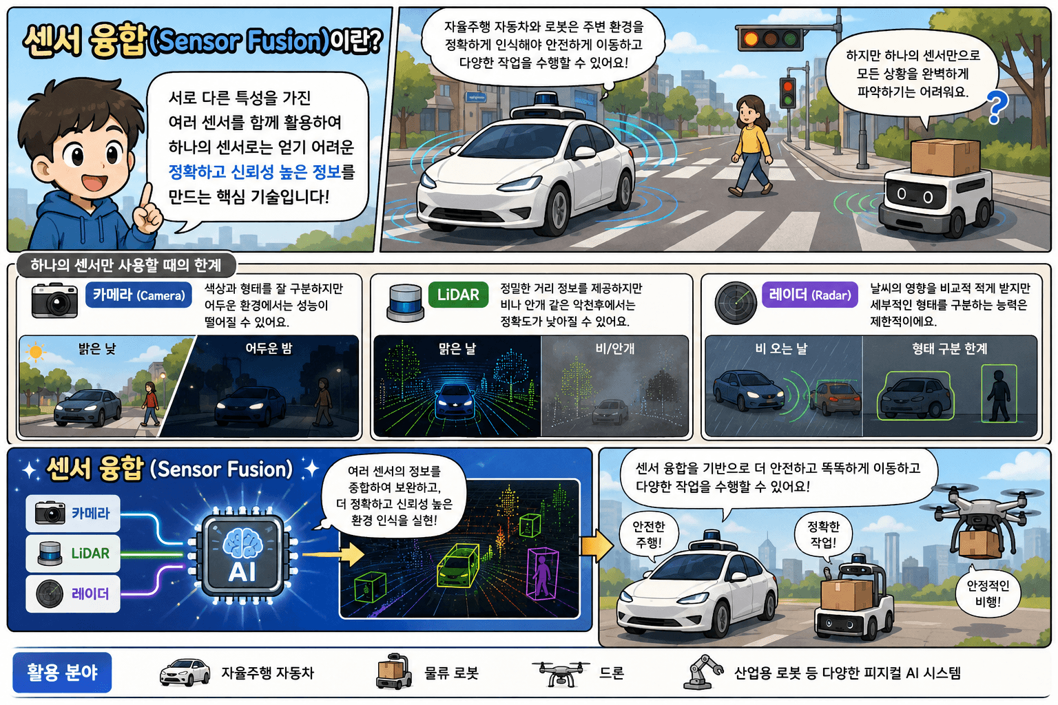 센서 융합(Sensor Fusion)이란 무엇일까? 여러 센서를 함께 사용하는 이유