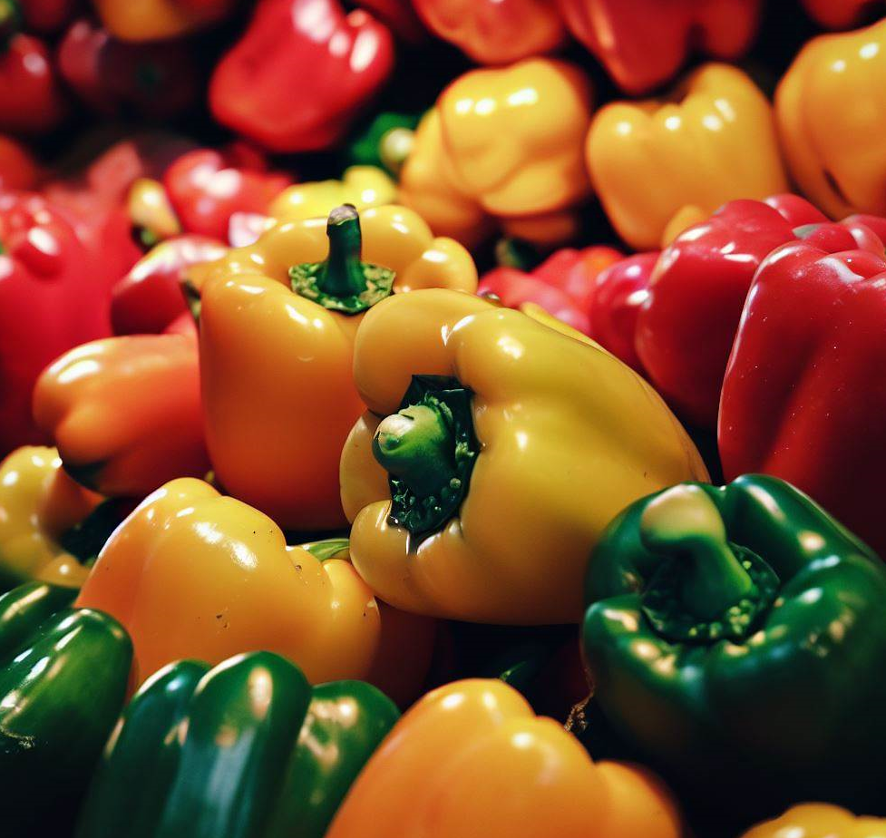 지아잔티 음식, 피망