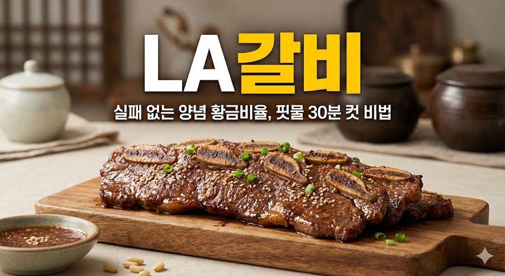 엘에이 갈비 재는법