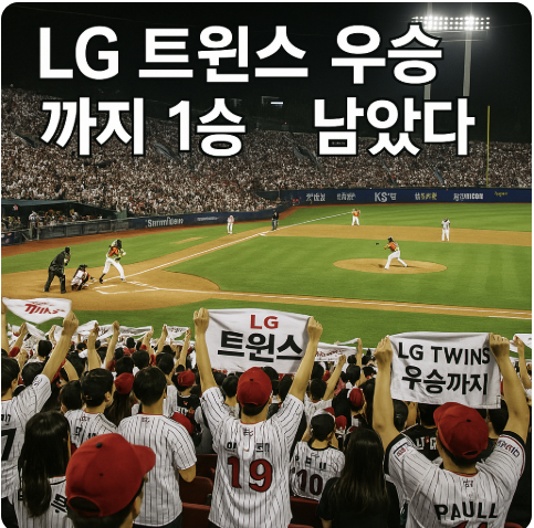 LG 트윈스, 한화 상대로 우승까지 단 1승! — 예매 · 취소수수료 · 우천 취소 규정 관련 사진