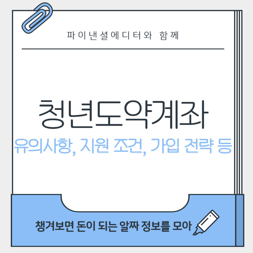 2025년 대폭 확대된 청년도약계좌 정부기여금; 달라진 지원 내용, 가입 조건, 유의 사항, 가입 전략 및 팁 대방출!