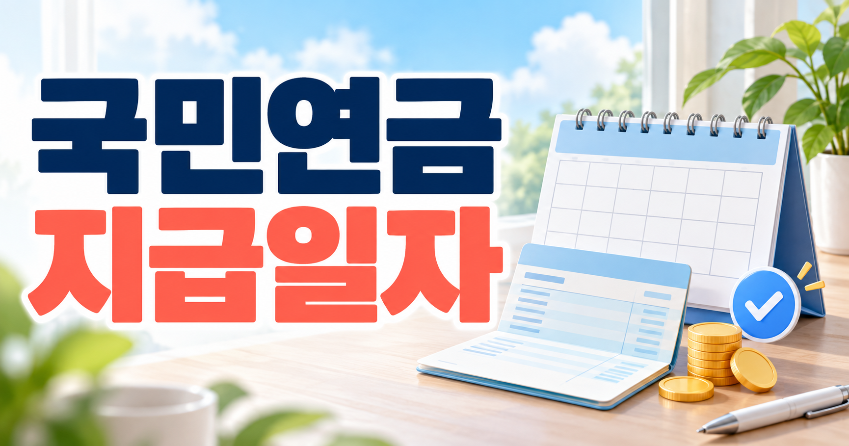 국민연금 지급일자 안내