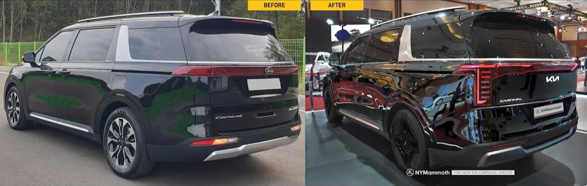 카니발 하이브리드 사전예상도 및 디자인