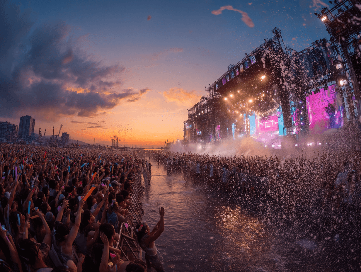 페스티벌-스테이지와-사람들