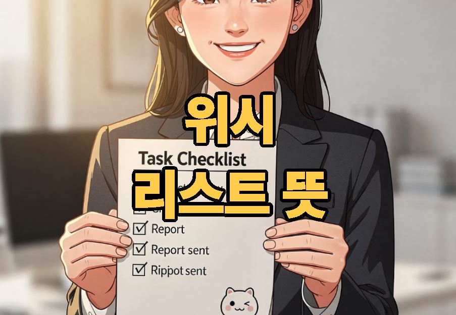 위시 리스트 뜻