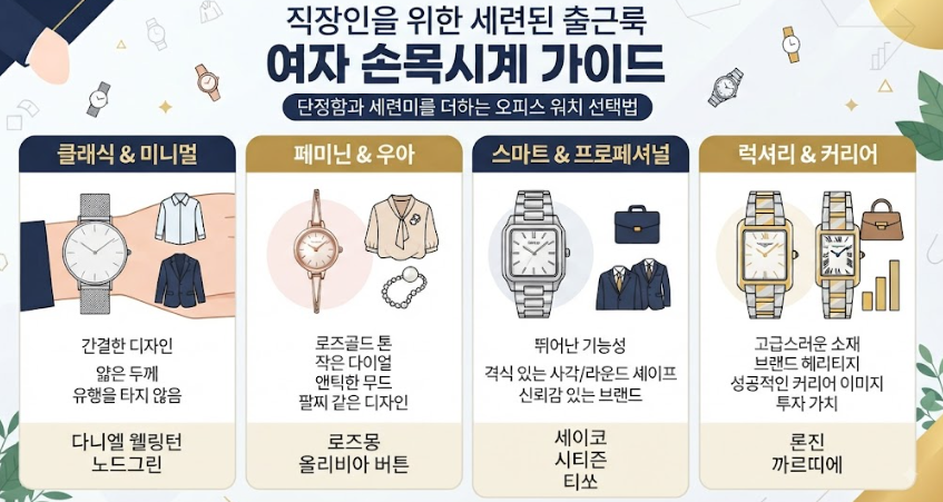 여자 손목시계 브랜드 추천