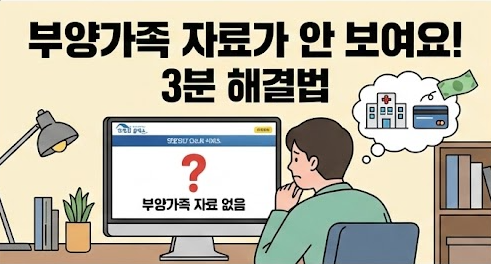 연말정산 부양가족 동의