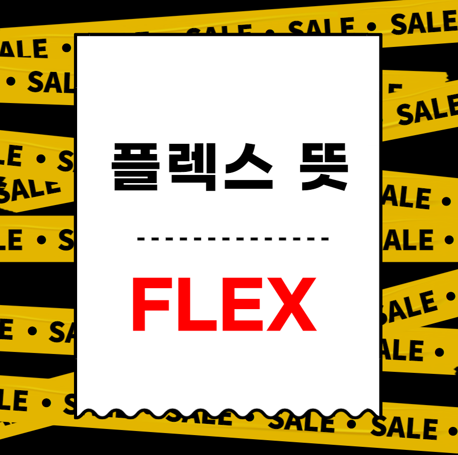 플렉스뜻