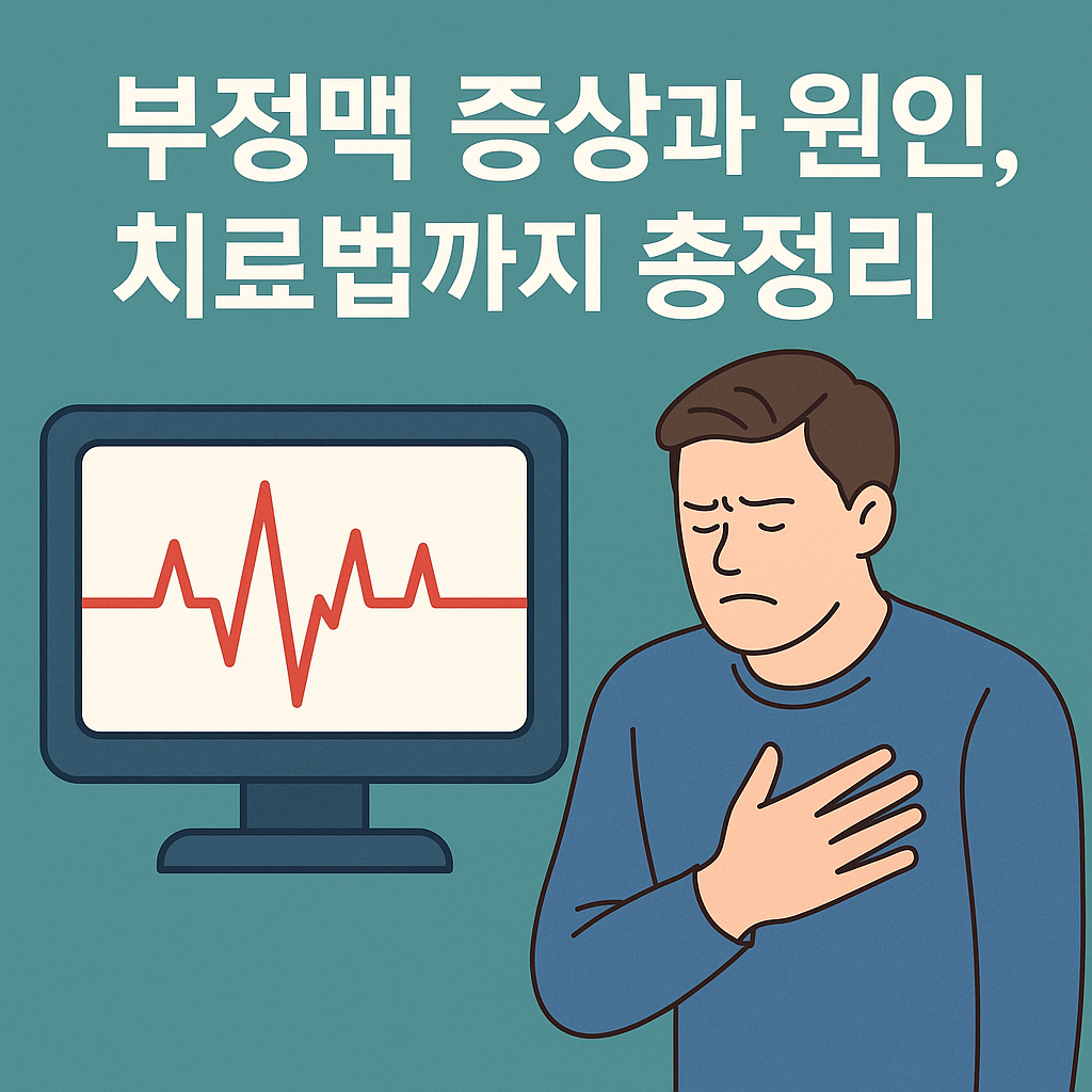 부정맥 증상과 원인, 치료법까지 총정리 썸네일