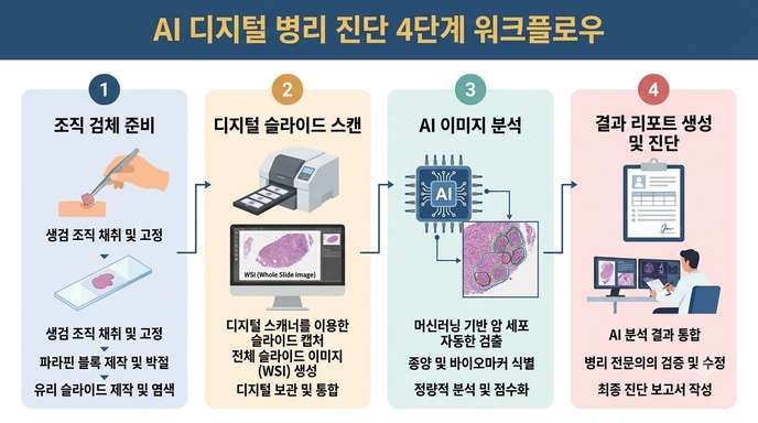 AI 디지털 병리 워크플로우