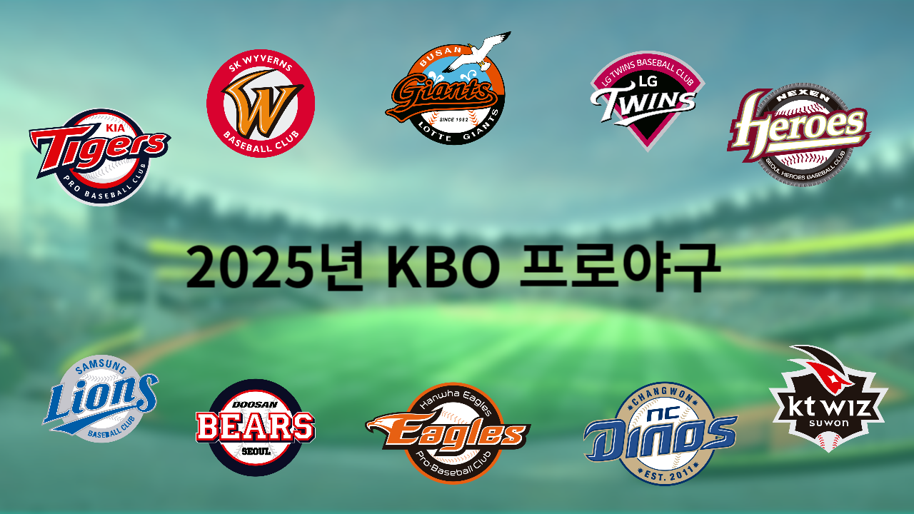 KBO 프로야구 10개구단 로고 모음
