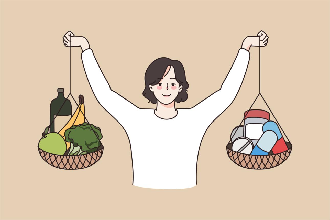 비타민과 영양제의 균형