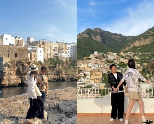 조세호와이프첫공개,조세호아내정수지,토트넘경기포착,정수지미모,조세호결혼