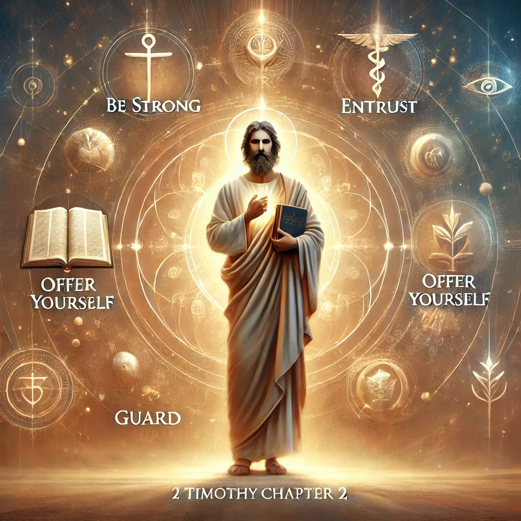 강해지라, 부탁하라 자신을 드리라, 자신을 지키라