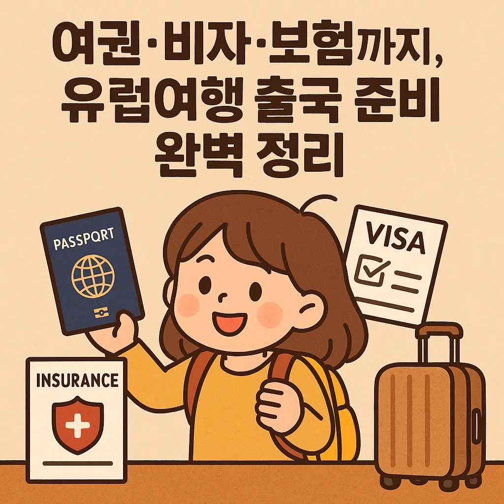 여권&middot;비자&middot;보험까지, 유럽여행 출국 준비 완벽 정리