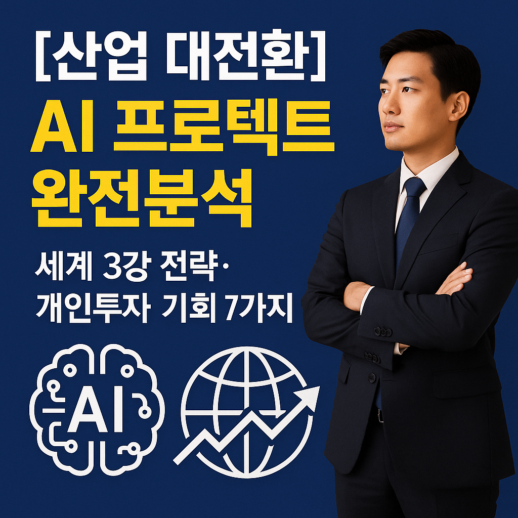 [산업 대전환] AI 프로젝트 완전분석 ｜ 세계 3강 전략&middot;개인투자 기회 7가지