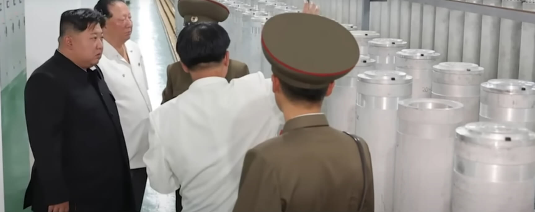 핵시설 방문한 김정은