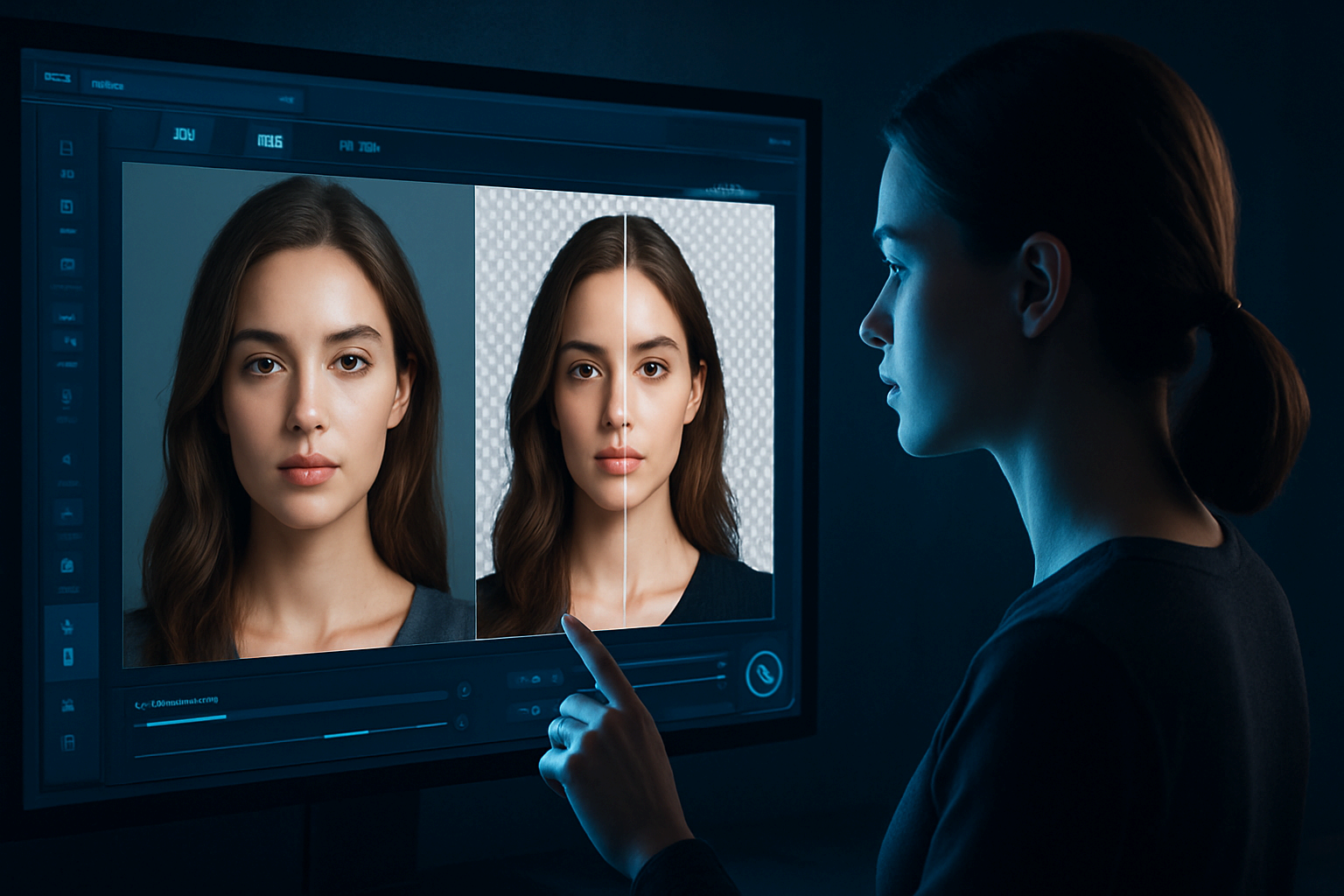 AI 사진 편집 및 보정: 자동 필터, 배경 제거