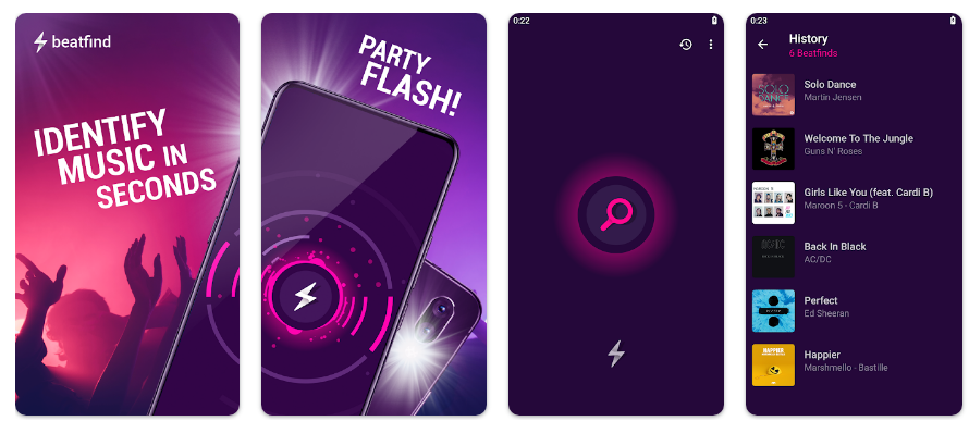 음악 인식앱 기능