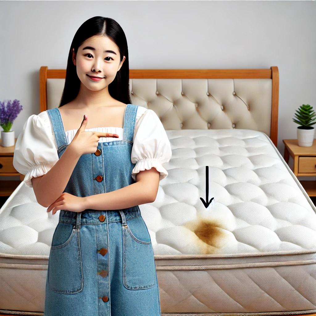 침대 매트리스 얼룩청소