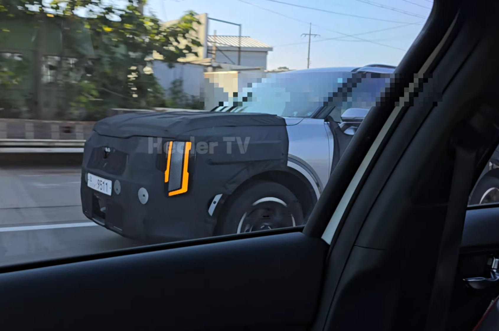 기아의 북미 전용 SUV '텔루라이드 풀체인지'가 국내에서 새롭게 포착됐다.