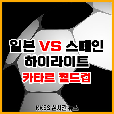 일본 대 스페인 하이라이트