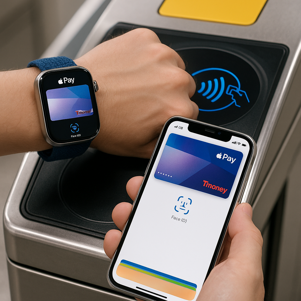 아이폰 애플워티 티머니 사용법