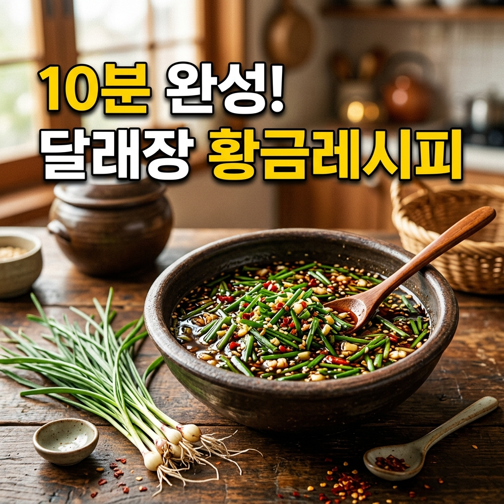 달래장 황금레시피 확인하기