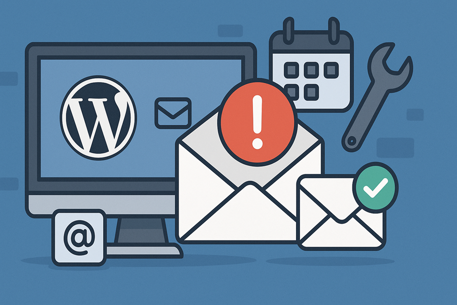 워드프레스 예약 이메일 전송 오류 문제 해결