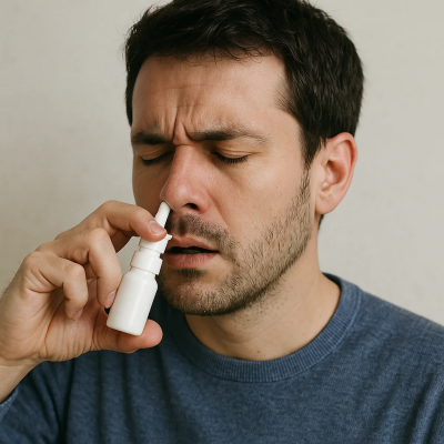 비염 스프레이 사용법