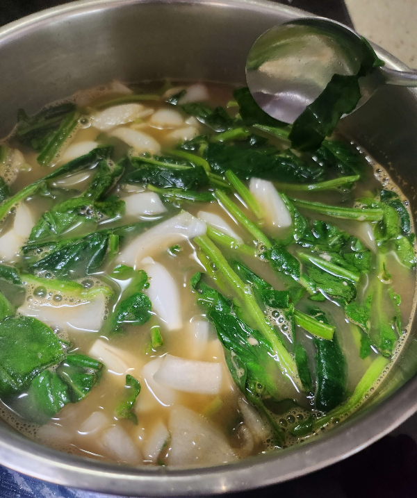 시금치국황금레시피