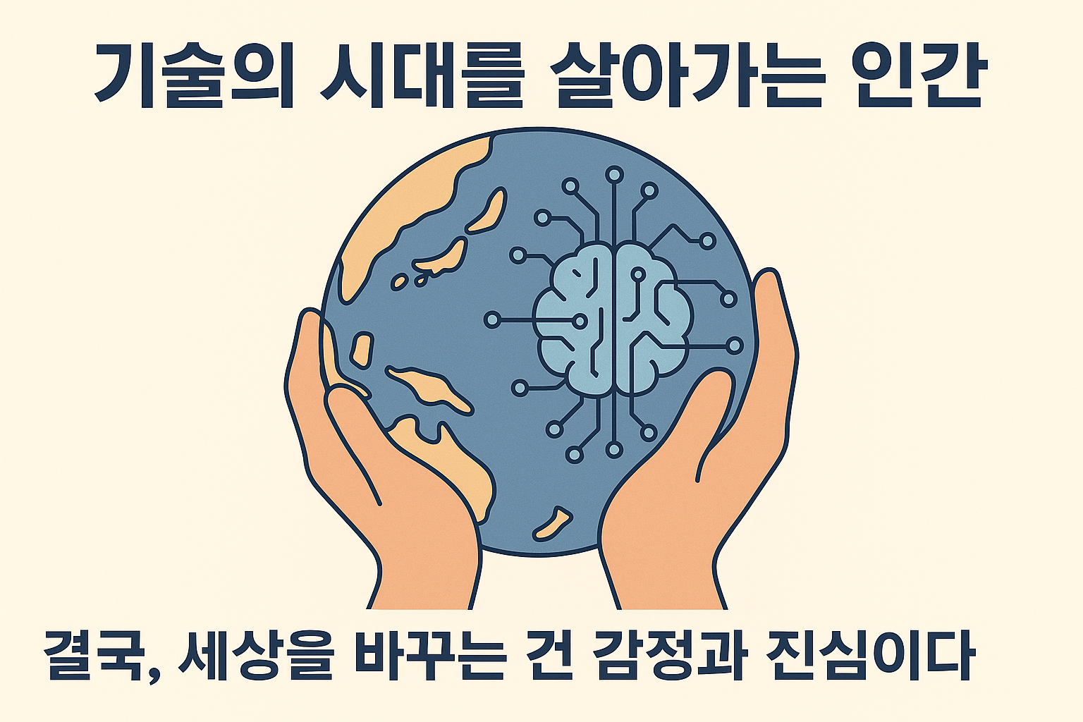 기술의 시대를 살아가는 인간 – 결국, 세상을 바꾸는 건 감정과 진심이다.