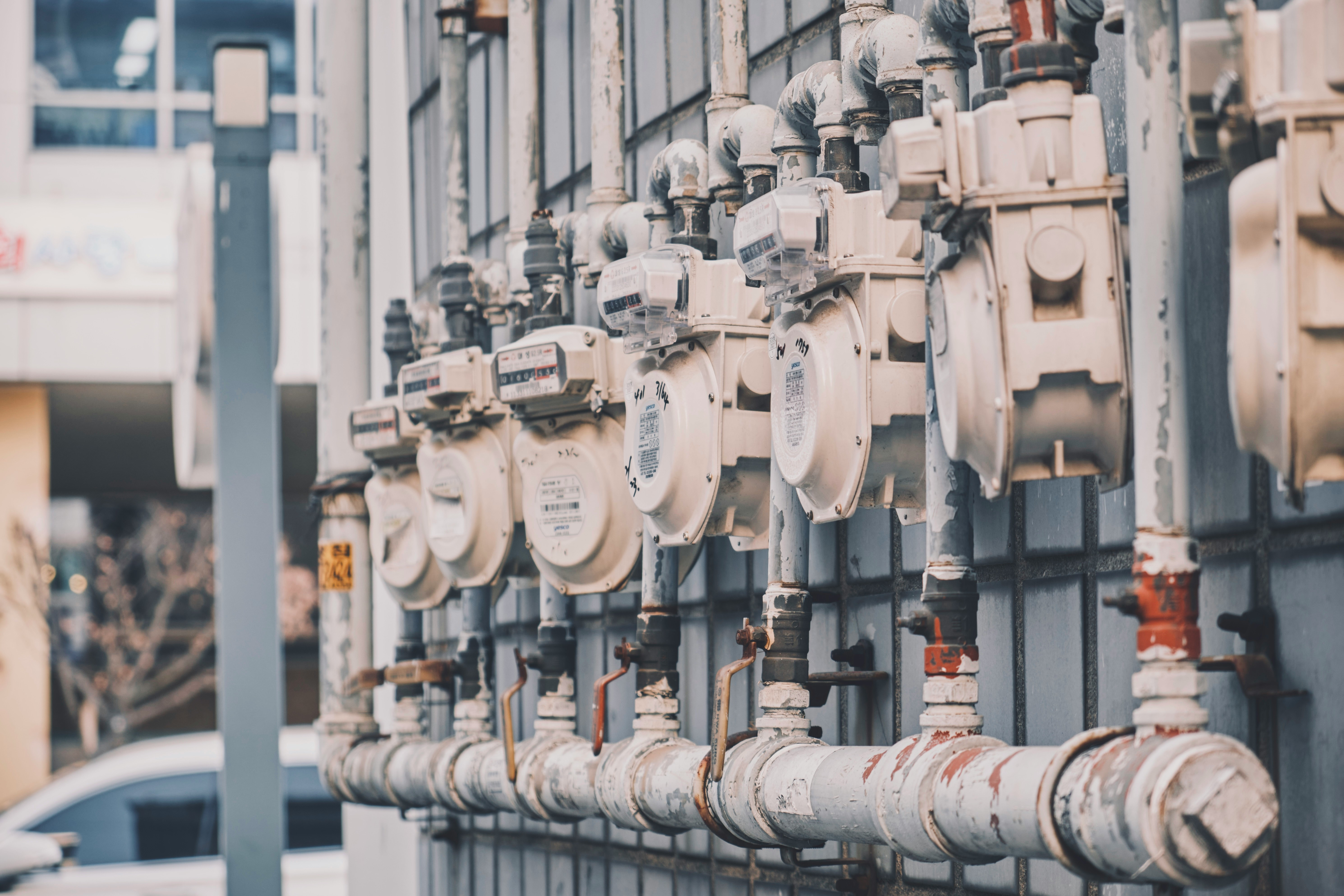 도시가스배관 이미지