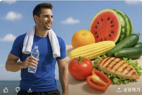 여름철 지치지 않는 몸 만들기: 7월 제철음식 관련 사진