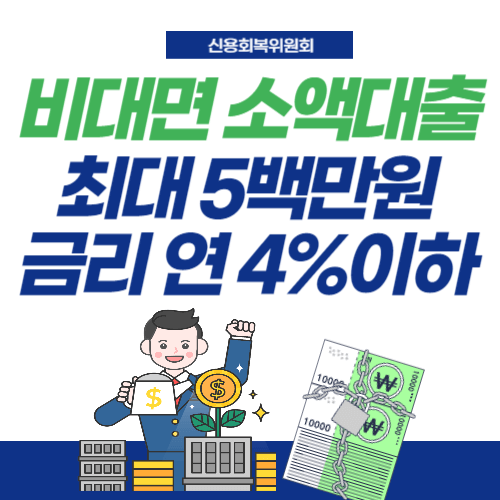신용회복위원회-비대면소액대출-총정리