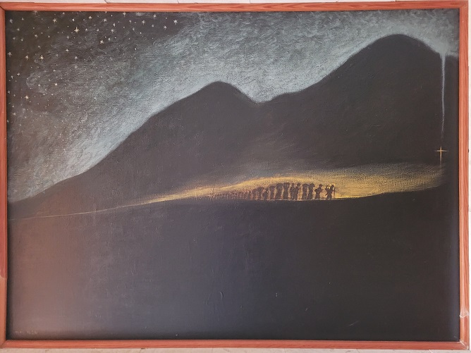 심순화 카타리나 작가의 그림 작품 ; 빛을 향하여