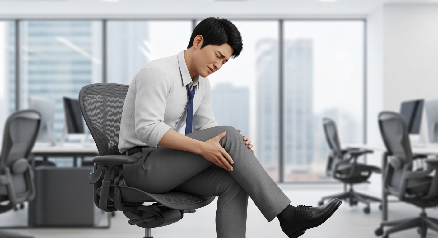 집에서 쉽게 따라 하는 오금 스트레칭 