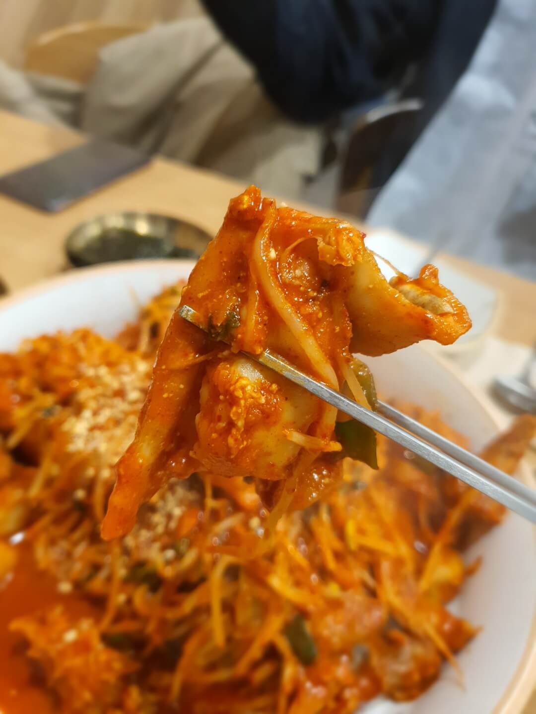 송도 아구찜 맛집 진지한 아귀