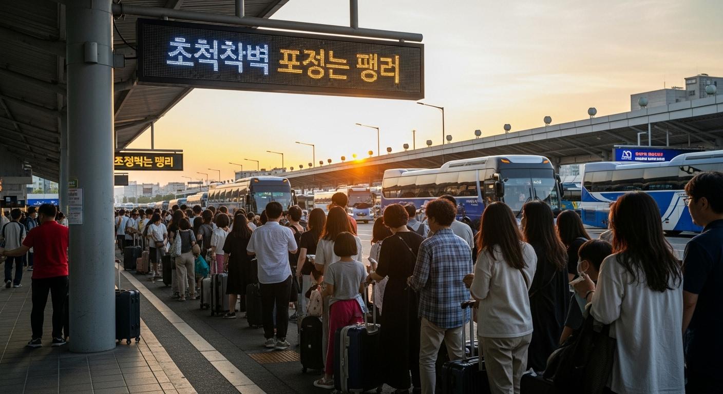 추석 고속버스 예매 기간
