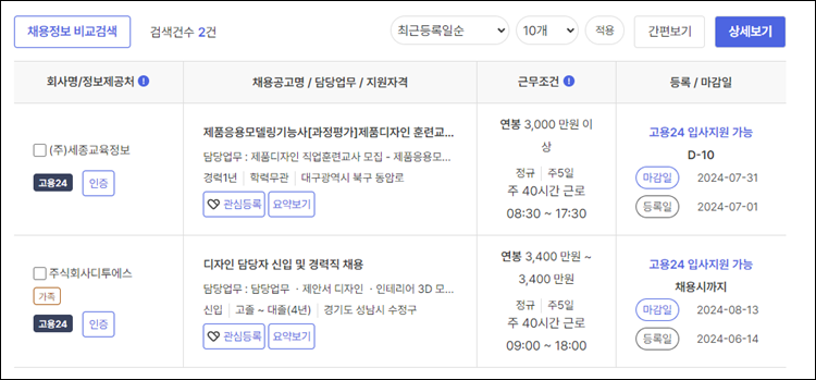 제품응용모델링기능사-채용정보