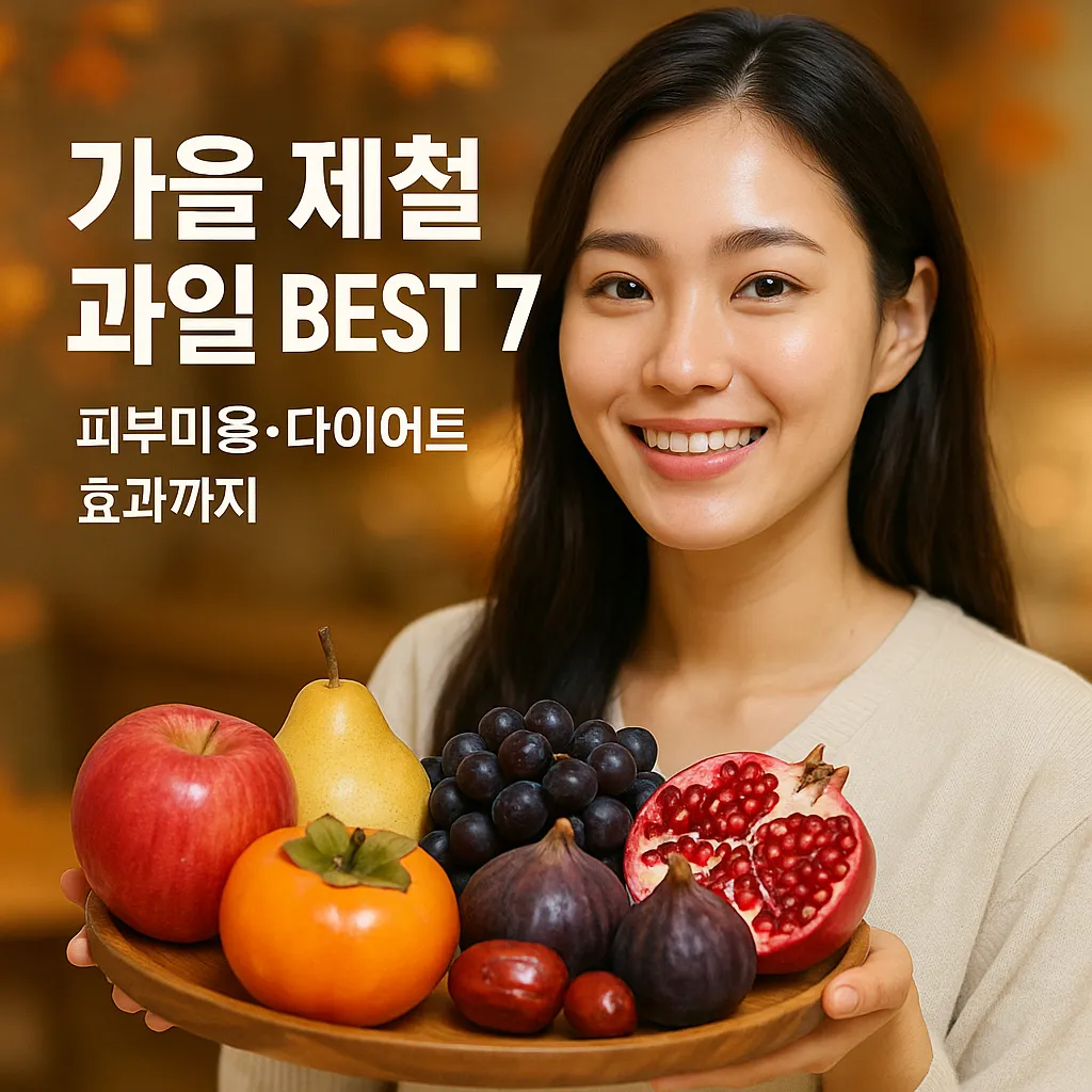가을 제철 과일 BEST 7, 피부미용·다이어트 효과까지