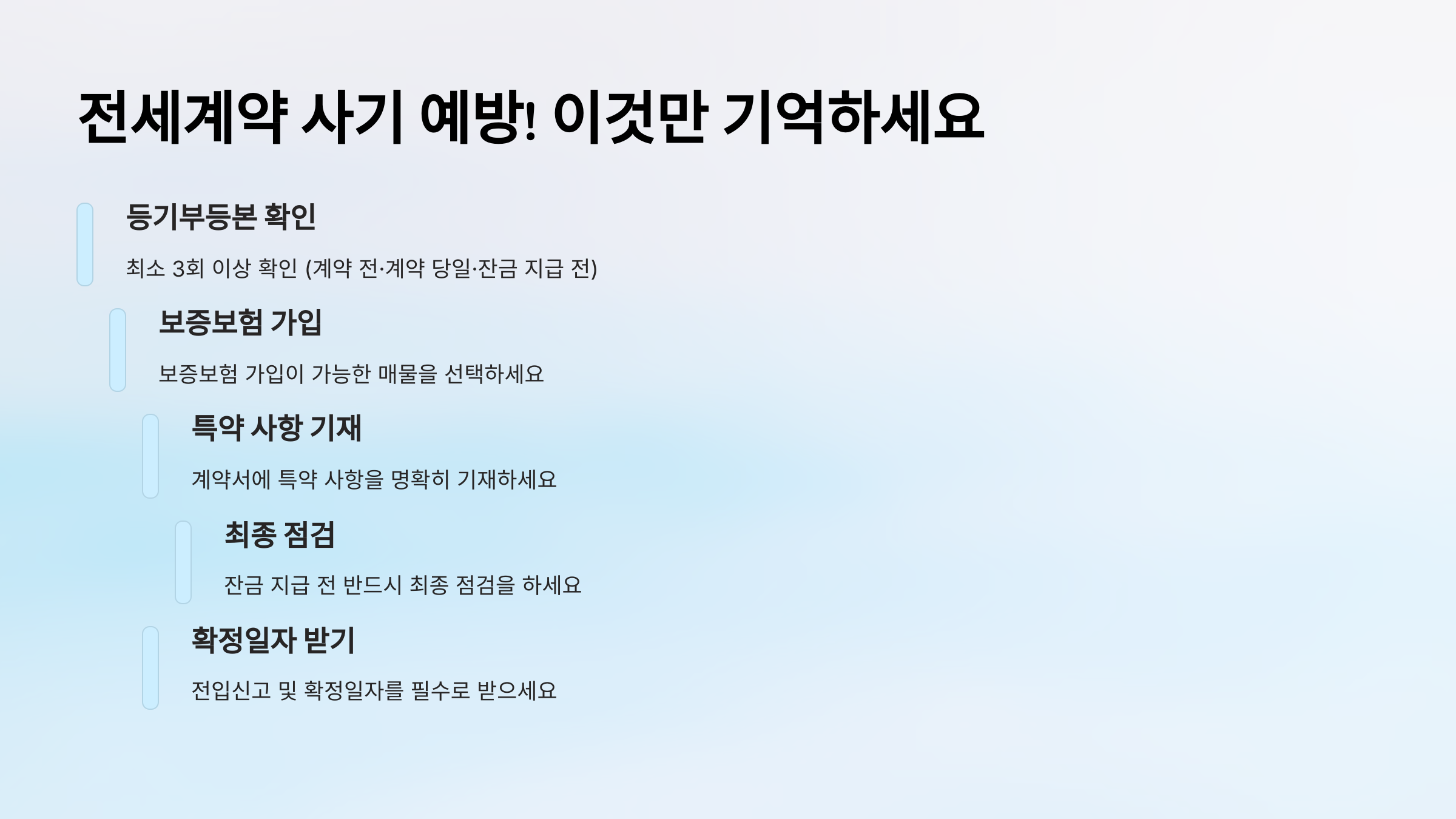 전세계약사기예방!이것만 기억하세요