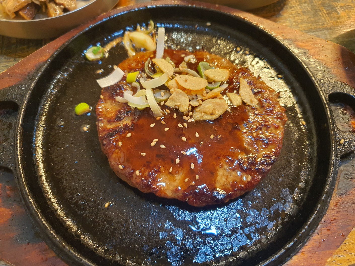 마늘떡갈비정식