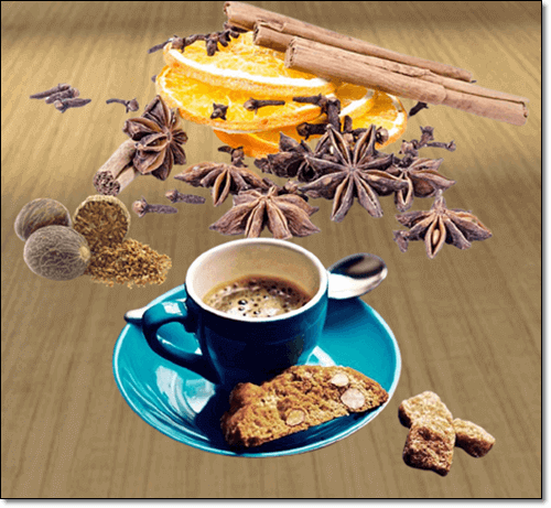 뱅쇼 효능 및 유래, 커피와 뱅쇼 재료