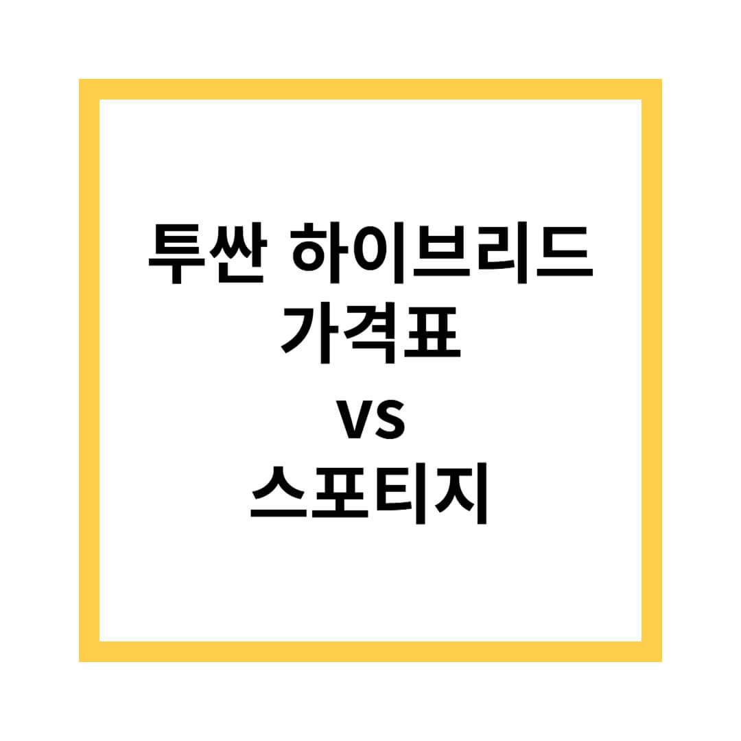 더 뉴 투싼 하이브리드