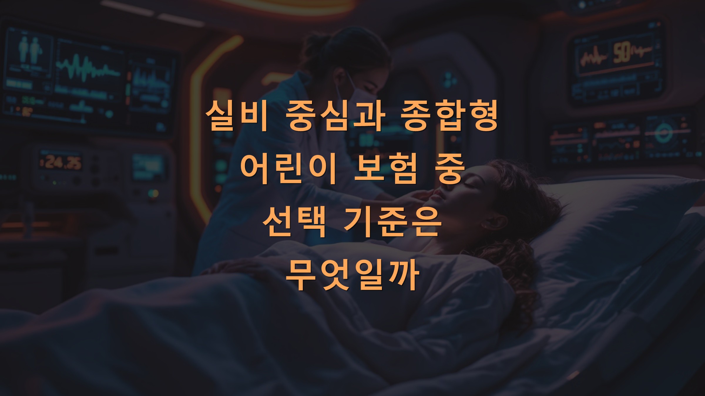 실비 중심과 종합형 어린이 보험 중 선택 기준은 무엇일까