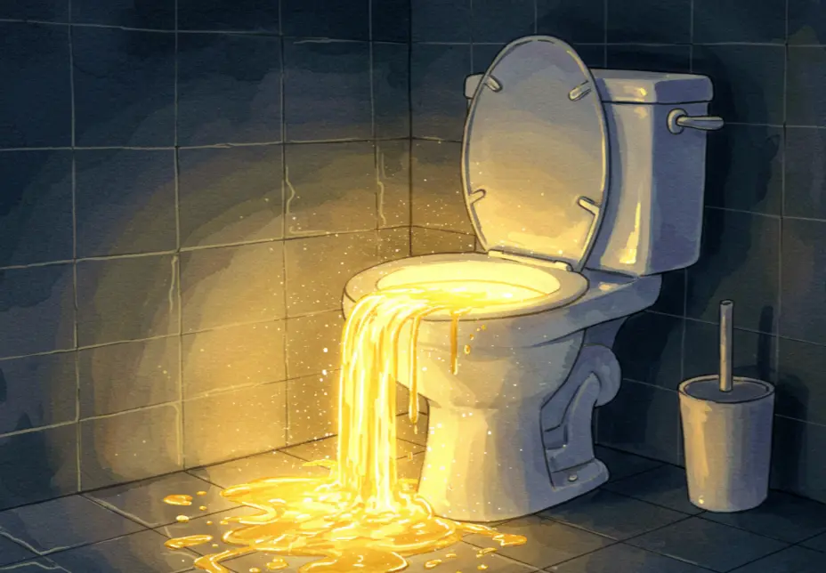 변기에 똥이 넘치는 꿈 해몽