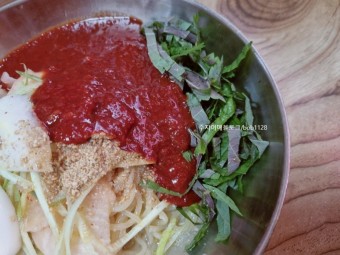 닭수육 밀면 온면