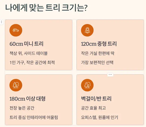 트리 크기